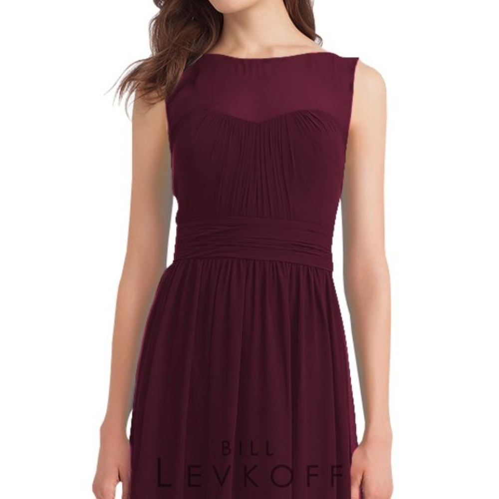 Bill Levkoff Dress Style #1114 in Wine